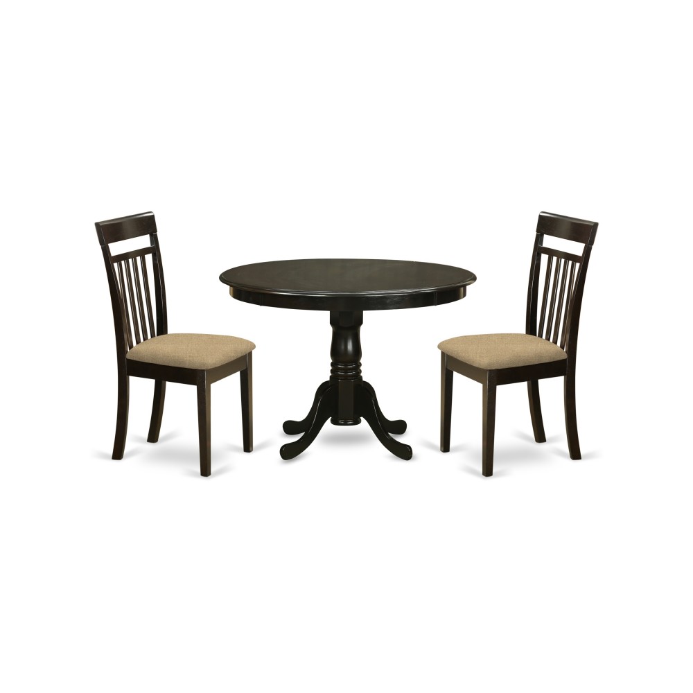 Hlca3-Cap-C 3 Pc Kitchen Nook Dining Set-Dining Table And 2 Dinette Chairs