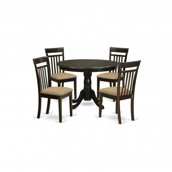 5 Pc Kitchen Nook Dining Set-Kitchen Dining Nook-And 4 Kitchen Chairs