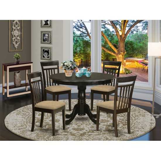 5 Pc Kitchen Nook Dining Set-Kitchen Dining Nook-And 4 Kitchen Chairs