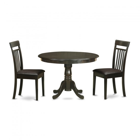 3 Pc Kitchen Table Set-Table And 2 Dinette Chairs