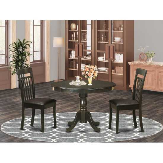 3 Pc Kitchen Table Set-Table And 2 Dinette Chairs