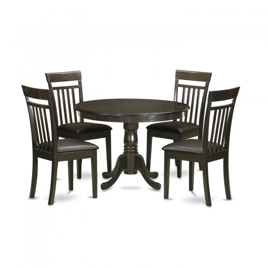 5 Pc Small Kitchen Table Set-Small Table And 4 Kitchen Chairs