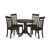 5 Pc Kitchen Table Set-Kitchen Table And 4 Kitchen Dining Chairs