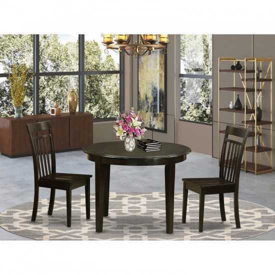 3 Pc Kitchen Nook Dining Set-Table And 2 Kitchen Chairs