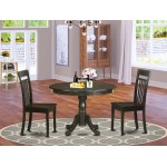 3 Pc Kitchen Table Set-Small Table And 2 Kitchen Chairs