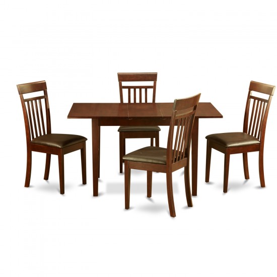 5 Pc Kitchen Table Set - Dining Table And 4 Dining Chairs Chairs