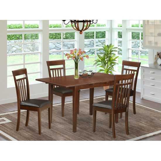 5 Pc Kitchen Table Set - Dining Table And 4 Dining Chairs Chairs