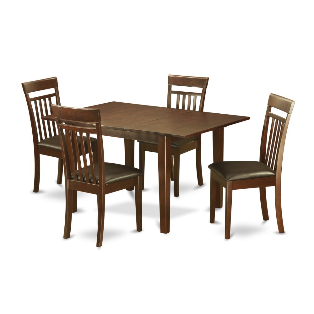 5 Pc Small Kitchen Table Set - Dinette Table With 4 Kitchen Dining Chairs 5 Pc Small Kitchen Table Set - Dinette Table With 4 Kitchen Dining Chairs