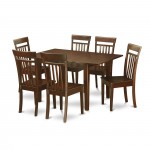 7 Pc Kitchen Nook Dining Set- Tables And 6 Kitchen Chairs