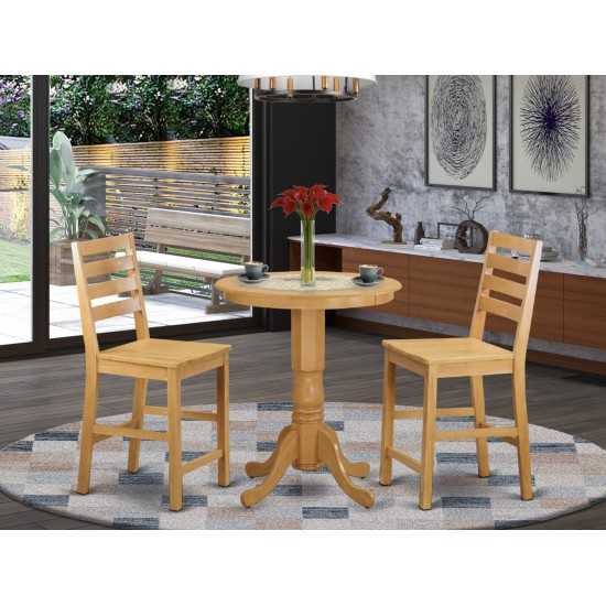 3 Pc Counter Height Set-Pub Table And 2 Counter Height Chairs