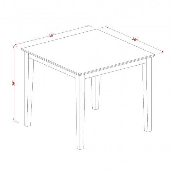 3 Pc Counter Height Table And Chair Set - High Top Table And 2 Chairs