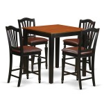 5 Pc Counter Height Kitchen Set, Kitchen Dinette Table, 4 Kitchen Dining Chair.