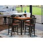 5 Pc Counter Height Kitchen Set, Kitchen Dinette Table, 4 Kitchen Dining Chair.