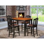 5 Pc Dining Counter Height Set-Pub Table And 4 Counter Height Dining Chair