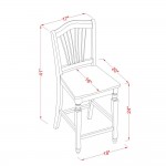 3 Pcpub Table Set-Pub Table And 2 Bar Stools