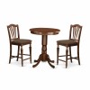 3 Pc Pub Table Set-Pub Table And 2 Kitchen Dining Chairs