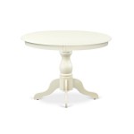 3 Pc Kitchen Set, Linen White Wood Table, 2 Linen White Chairs For Dining Room, Slatted Back, Linen White Finish