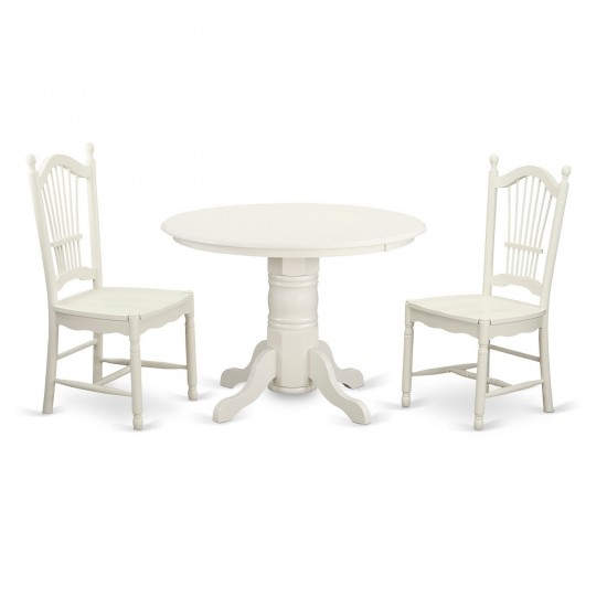 3 Pc Table Set For 2-Kitchen Table And 2 Dinette Chairs