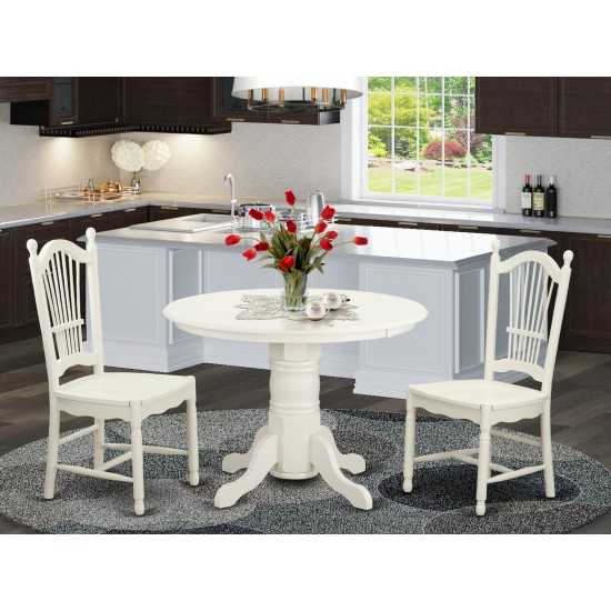 3 Pc Table Set For 2-Kitchen Table And 2 Dinette Chairs