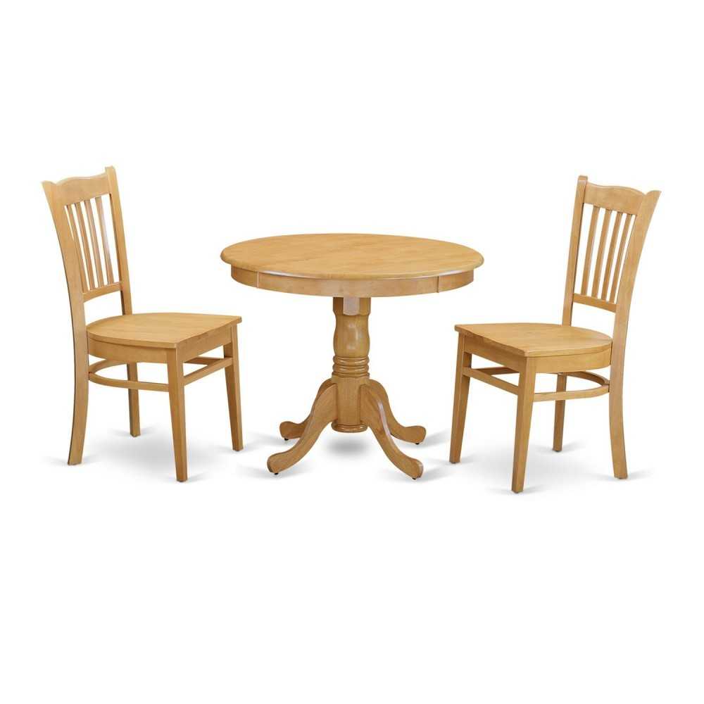 3 Pc Kitchen Table Set - Table And 2 Dining Chairs