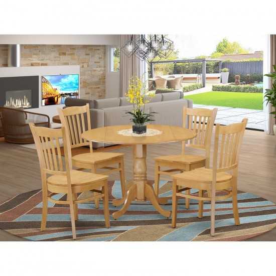 5 Pckitchen Table Set - Kitchen Table And 4 Kitchen Dining Chairs