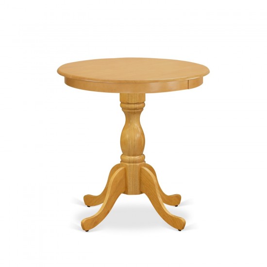 3-Pc Dining Table Set 2 Kitchen Dining Chairs And 1 Wooden Dining Table (Oak)