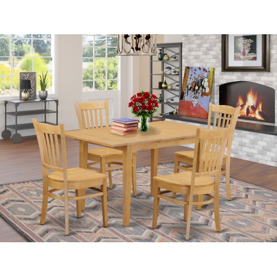 5 Pc Kitchen Table Set - Kitchen Table And 4 Dining Chairs