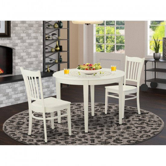 3 Pc Dinette Table Set For 2-Kitchen Table And 2 Dining Chairs