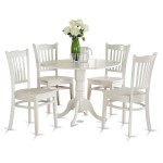 5 Pc Kitchen Nook Dining Set-Table And 4 Kitchen Chairs