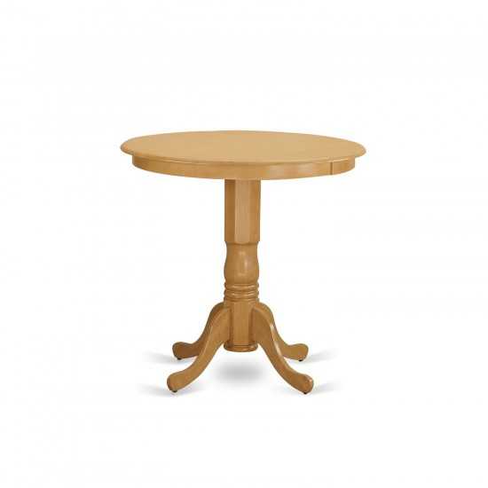 3 Pc Counter Height Dining Room Set - High Top Table And 2 Bar Stools