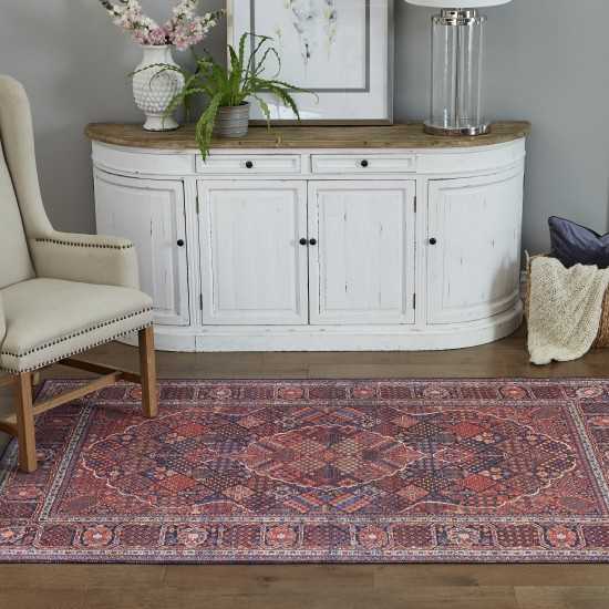 Rug, Momeni, Afshar, AFS10, Navy, 2'3" X 7'6" Runner, 37921