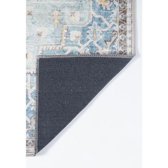 Rug, Momeni, Afshar, AFS32, Light Blue, 2'3" X 7'6" Runner, 46297