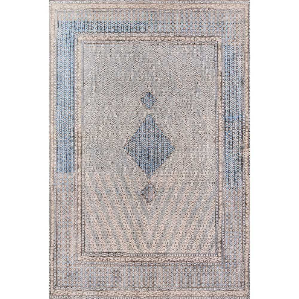 Rug, Momeni, Afshar, AFS34, Blue, 5' X 7'6", 46301