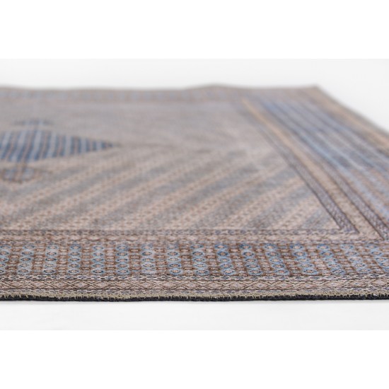 Rug, Momeni, Afshar, AFS34, Blue, 7'6" X 9'6", 46304