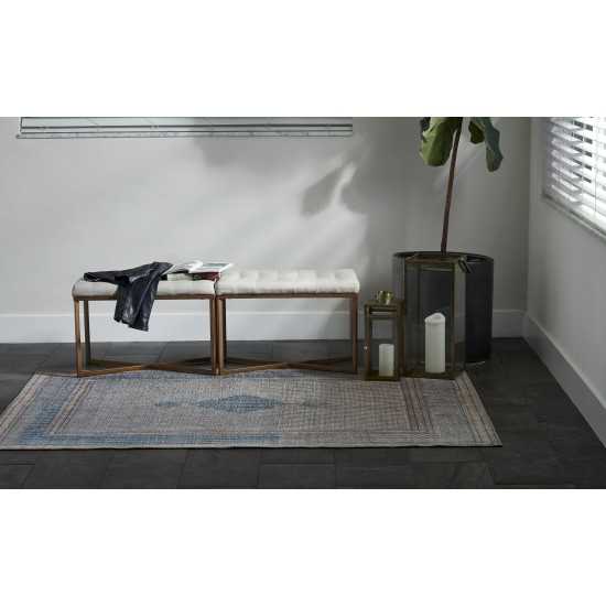 Rug, Momeni, Afshar, AFS34, Blue, 7'6" X 9'6", 46304