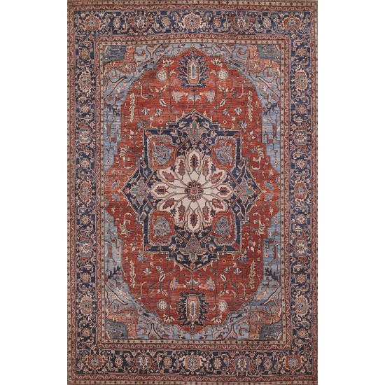 Rug, Momeni, Afshar, AFS37, Red, 2' X 3', 49317