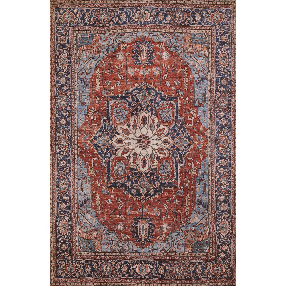Rug, Momeni, Afshar, AFS37, Red, 7'6" X 9'6", 49322 Rug, Momeni, Afshar, AFS37, Red, 7'6" X 9'6", 49322