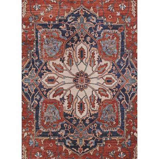 Rug, Momeni, Afshar, AFS37, Red, 7'6" X 9'6", 49322