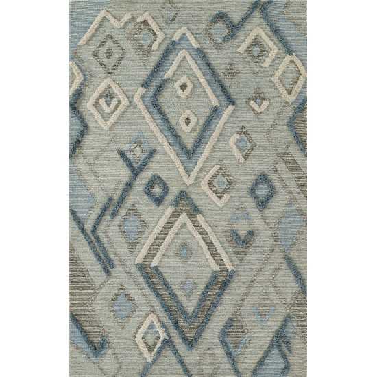 Rug, Momeni, Allegro, ALL-1, Blue, 4' X 6', 49593