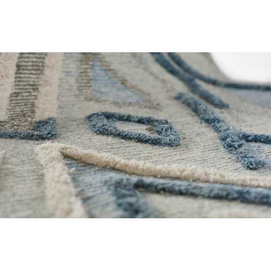 Rug, Momeni, Allegro, ALL-1, Blue, 4' X 6', 49593