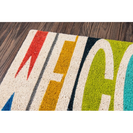 Rug, Novogratz, Aloha, ALO-3, Multi, 1'6" X 2'6", 36849