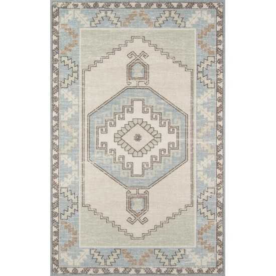 Rug, Momeni, Anatolia, ANA-2, Light Blue, 2' X 3', 38956