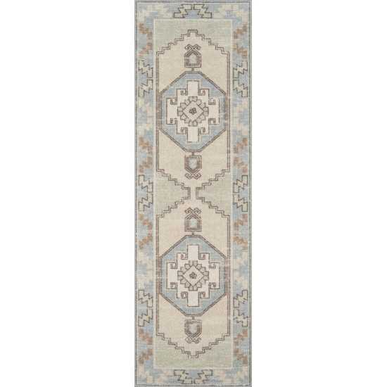 Rug, Momeni, Anatolia, ANA-2, Light Blue, 2' X 3', 38956