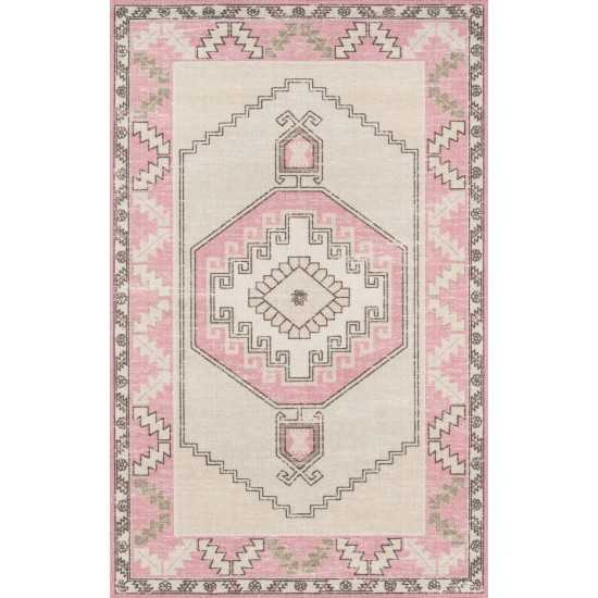 Rug, Momeni, Anatolia, ANA-2, Pink, 2'3" X 7'6" Runner, 39008