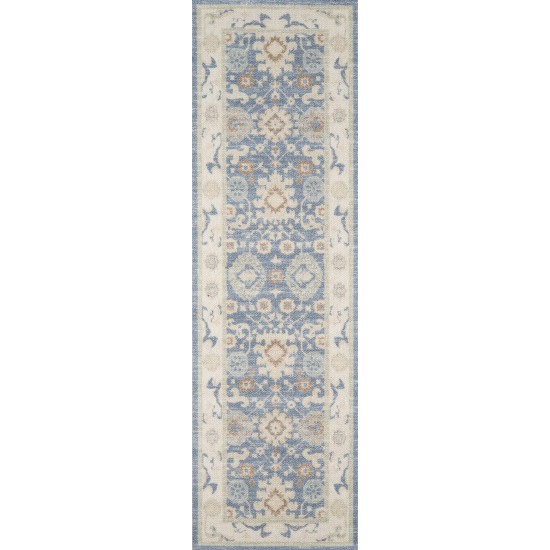 Rug, Momeni, Anatolia, ANA-7, Light Blue, 2' X 3', 39166