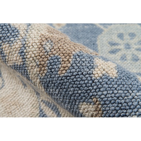 Rug, Momeni, Anatolia, ANA-7, Light Blue, 7'9" X 9'10", 40097
