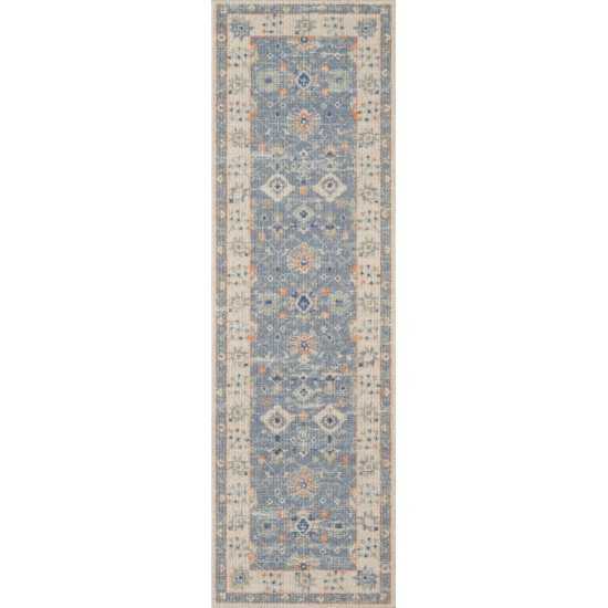 Rug, Momeni, Anatolia, ANA-8, Blue, 6'6" X 9', 42437