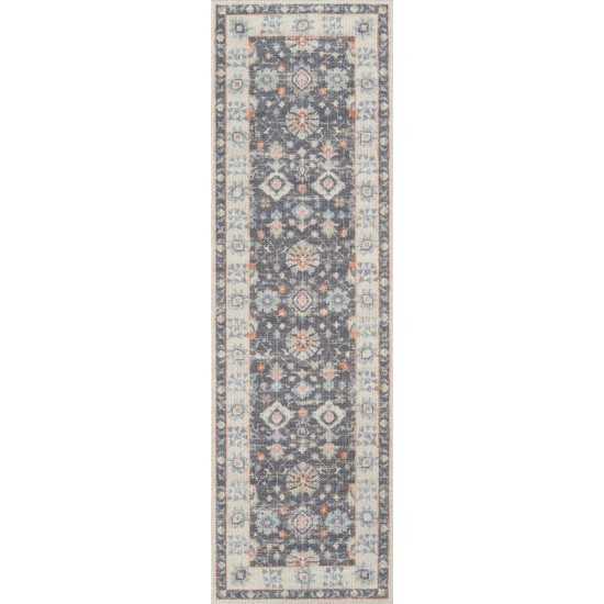 Rug, Momeni, Anatolia, ANA-8, Charcoal, 2'3" X 7'6" Runner, 42193