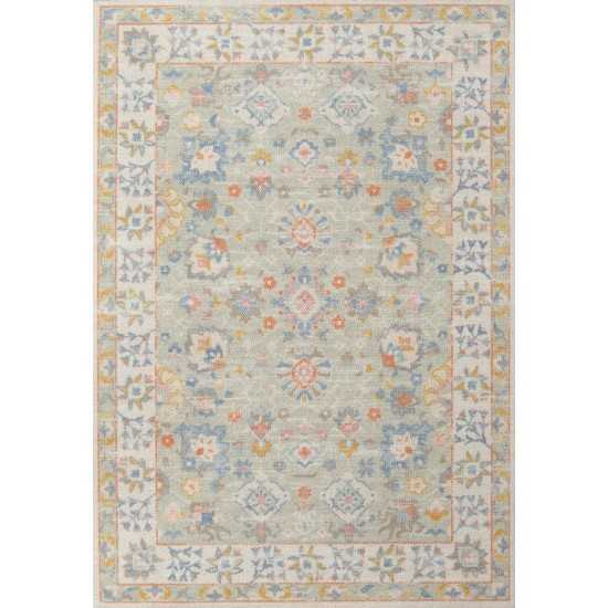 Rug, Momeni, Anatolia, ANA-8, Light Blue, 2' X 3', 42189