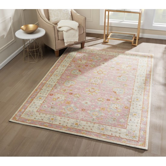 Rug, Momeni, Anatolia, ANA-8, Pink, 6'6" X 9', 42359